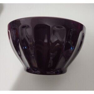 MSRP $30 Signature Housewares Plum Stoneware Ceramic Bowl Heavy